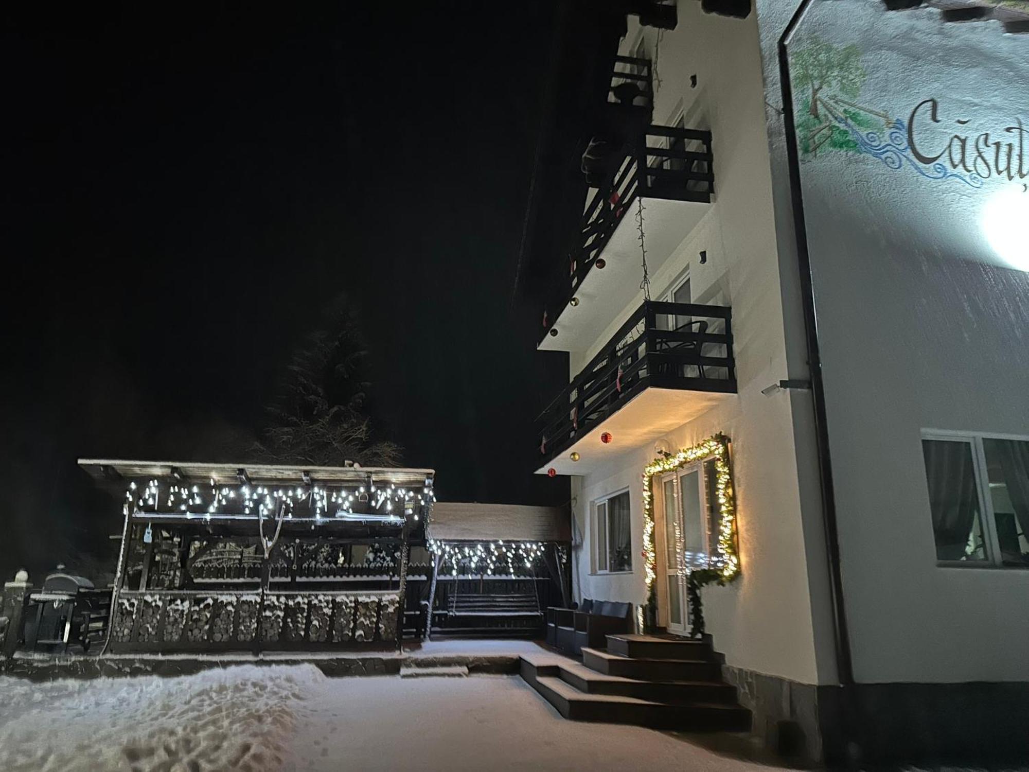 Casuta De Langa Izvor Hotel Moeciu De Sus Eksteriør billede